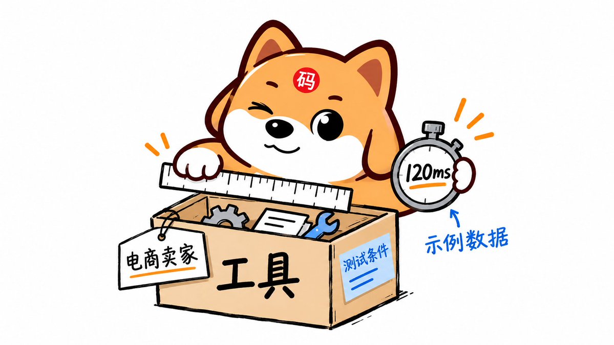 小狗测量工具的使用表现,标有示例数据